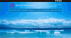 Desktop Screenshot of masirahinternational.com