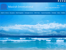 Tablet Screenshot of masirahinternational.com